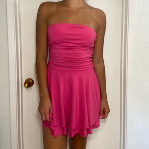 Amazon Hot Pink Mini Dress